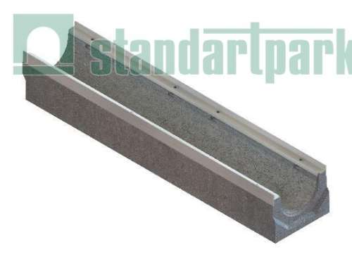 Лоток водоотводный бетонный BetoMax Drive ЛВ-15.21.26-Б-К11 с РВ щель ВЧ (комплект) 042076333/11-11, класс С250, Стандартпарк